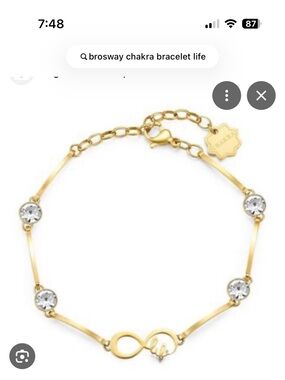 Brosway Italian Gold Tone Bracelet with SWAROVSKI crystal